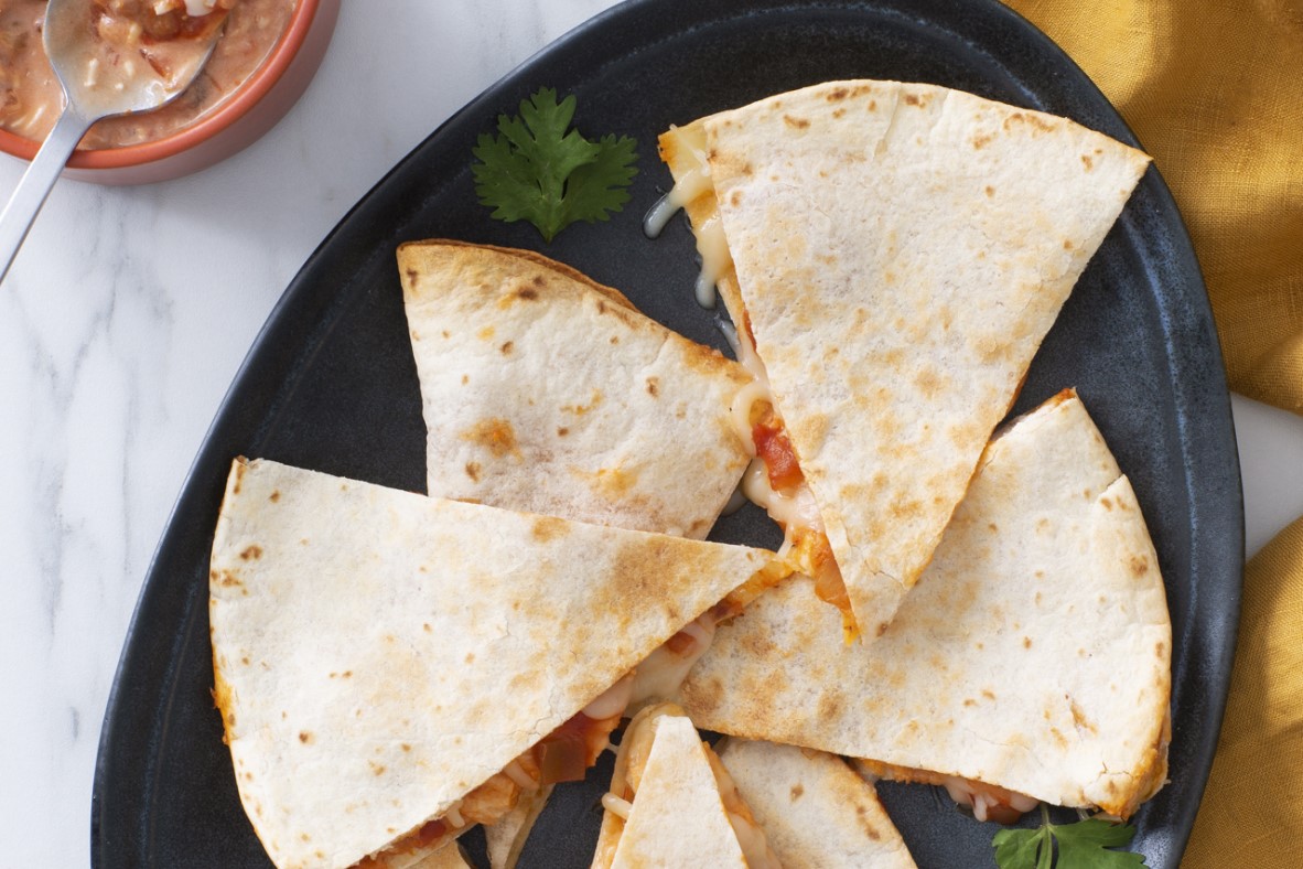 Cheese and Chicken Quesadillas | Canadian Goodness