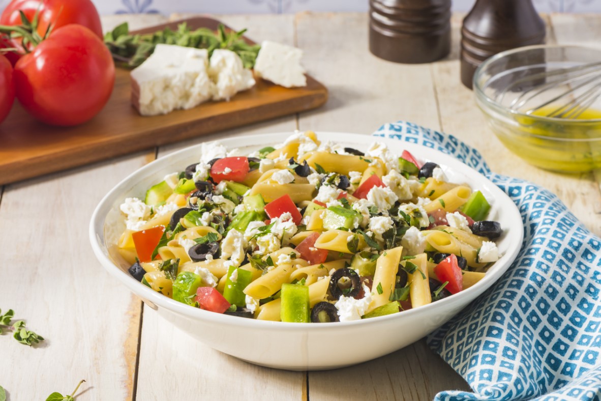 Greek Pasta Salad | Canadian Goodness