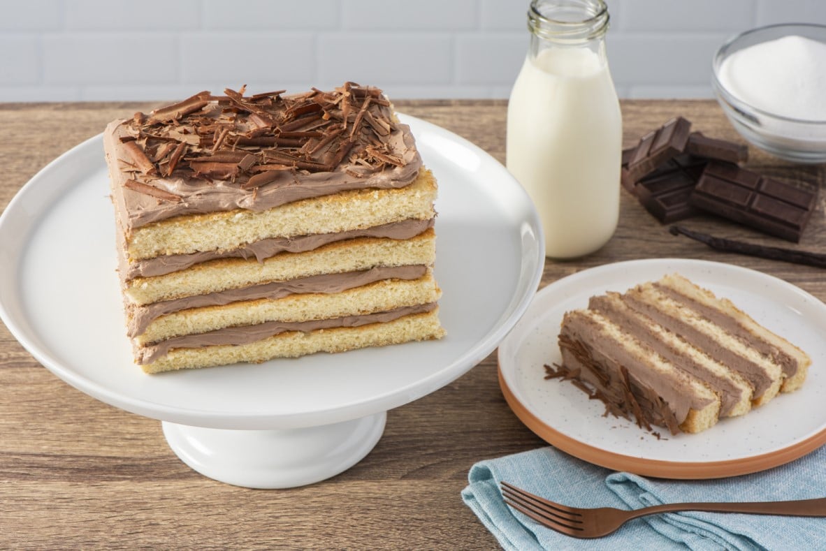 JRL Interiors — The BEST chocolate layer cake with mocha buttercream recipe