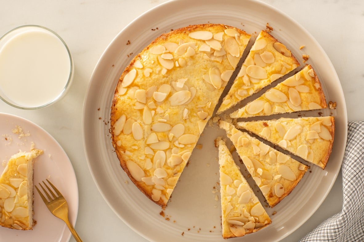 Dutch Butter Cake (Boterkoek) Stock Image Image Of Frangipane, Flat ...