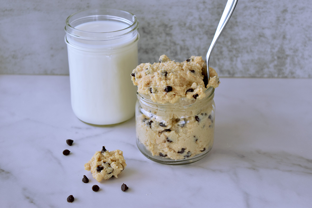Peanut Butter Chocolate Chip Cottage Cheese Cookie Dough | Canadian Goodness