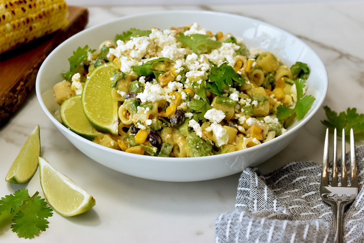 Mexican Street Corn Pasta Salad | Canadian Goodness