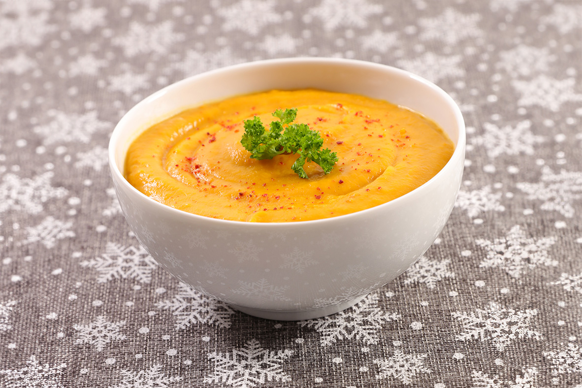Creamy & Cozy Carrot & Sweet Potato Soup | Canadian Goodness