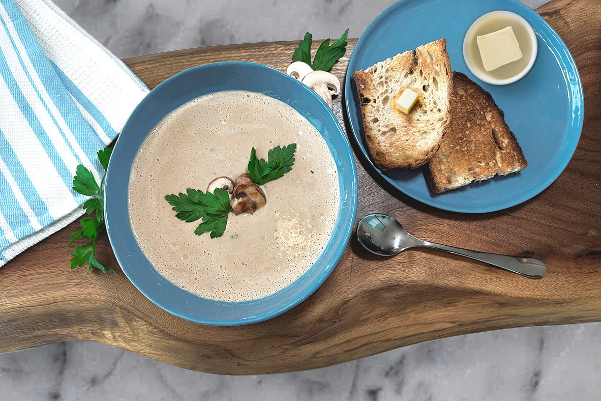 Creamy Mushroom Soup | Canadian Goodness