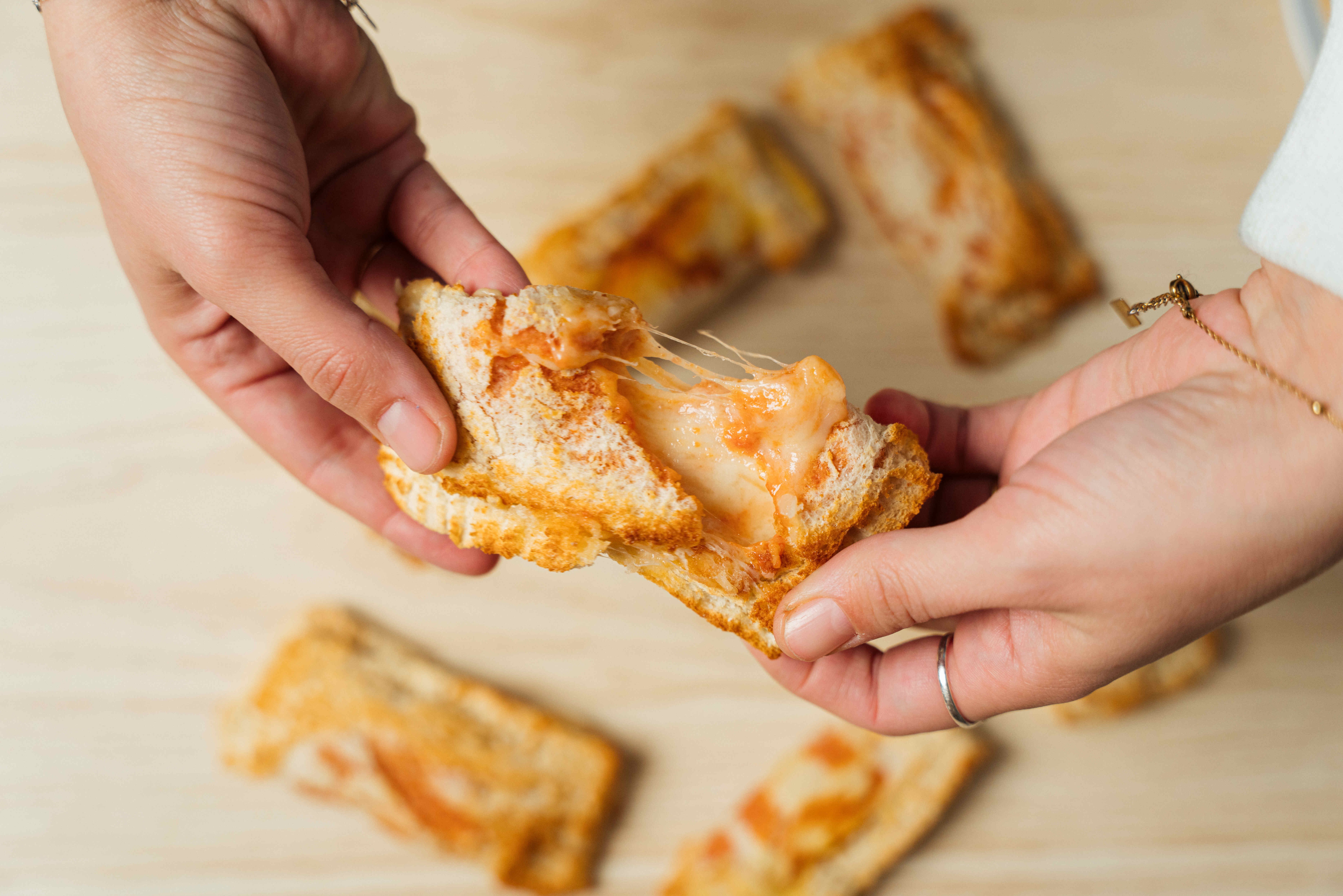 Air Fryer Cheese Pizza Pockets | Canadian Goodness