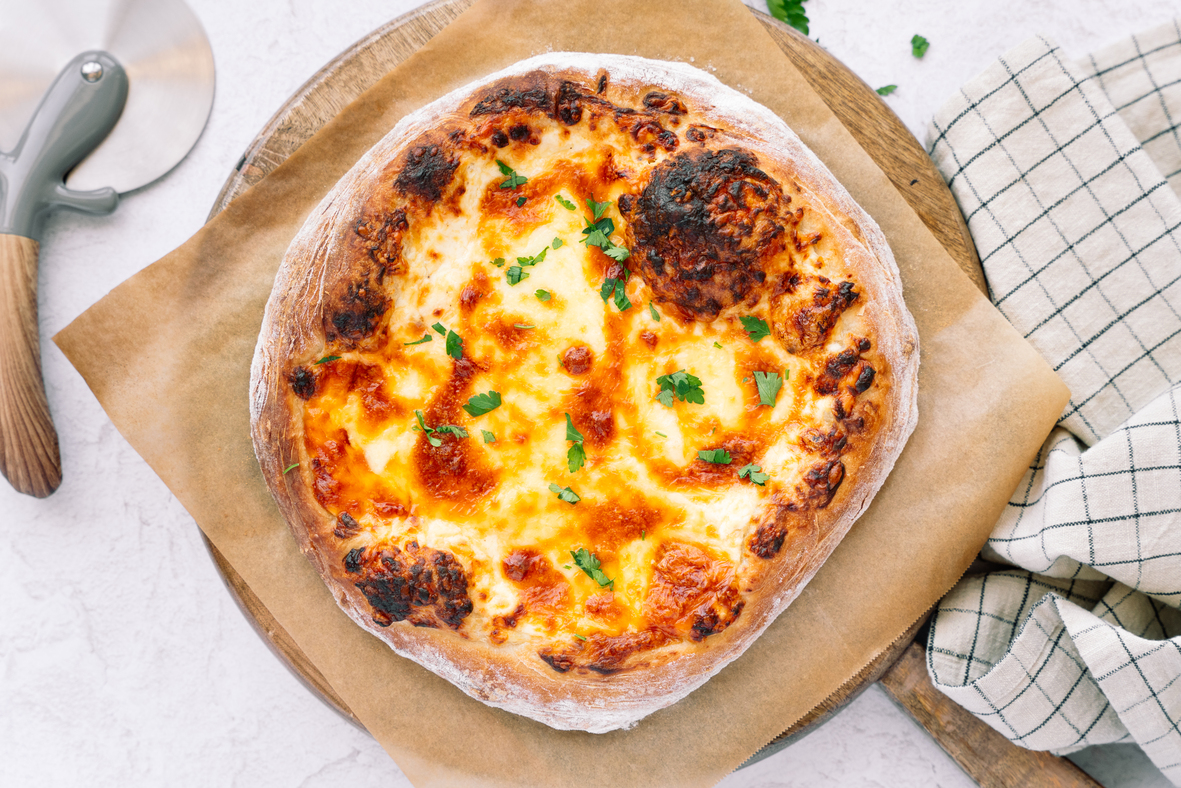 Sour Cream White Pizza | Canadian Goodness