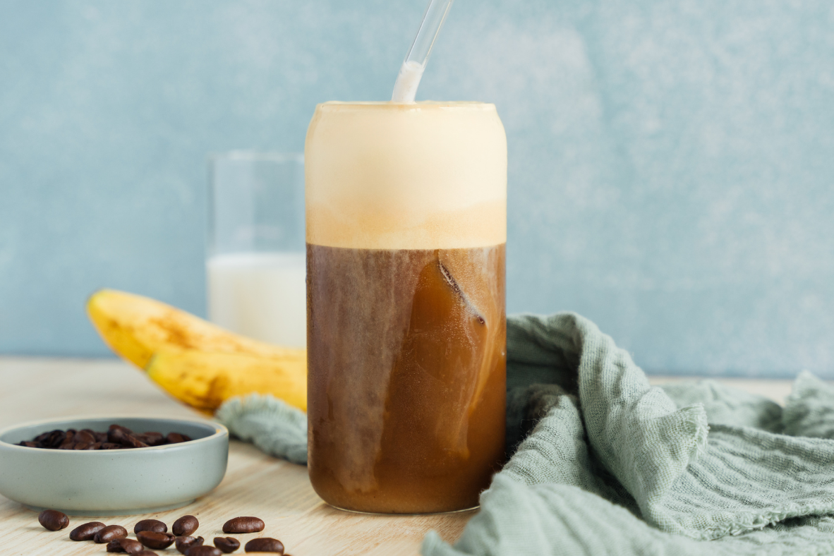 Banana Cream Iced Coffee | Canadian Goodness