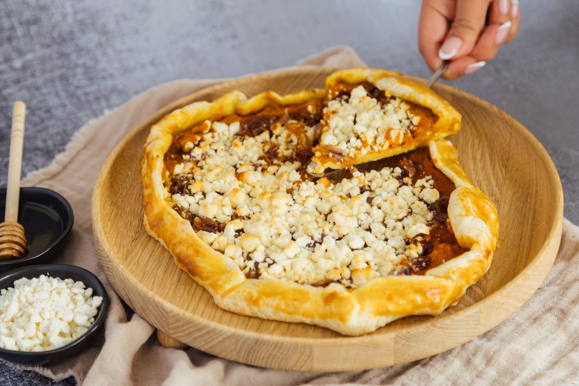 Butternut Squash, Feta and Honey Pie | Canadian Goodness