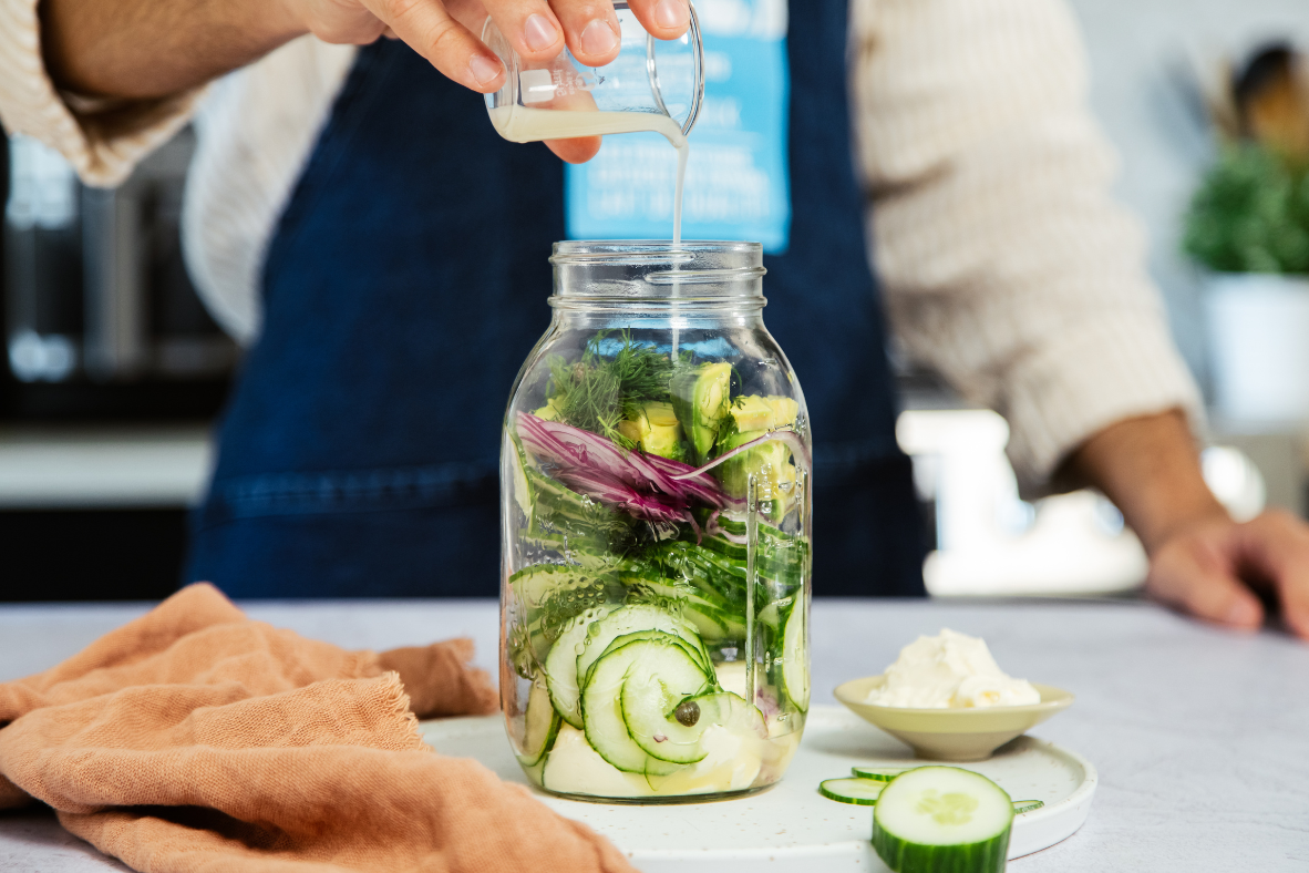Creamy Cucumber Salad | Canadian Goodness
