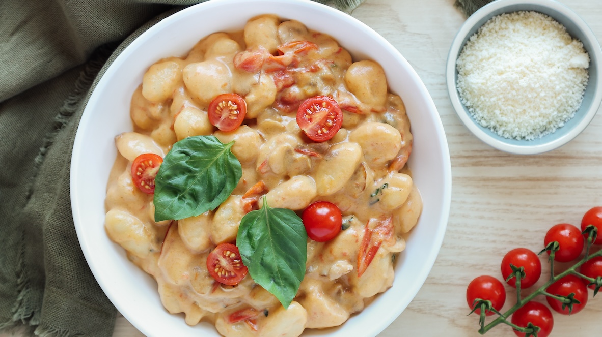 Creamy Mushroom Gnocchi | Canadian Goodness