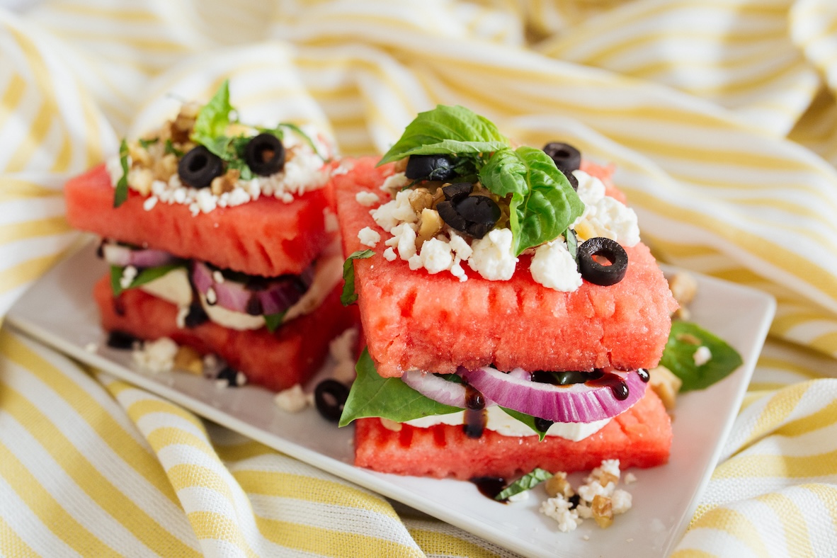 Watermelon and feta sandwich | Canadian Goodness