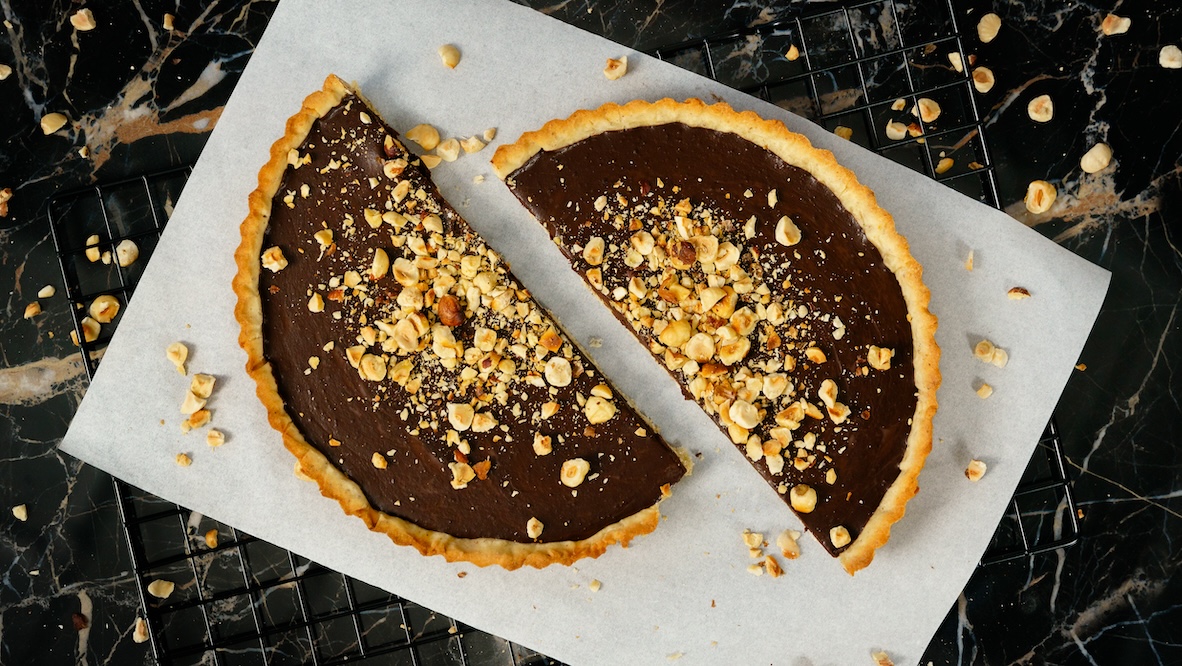 Coffee, Chocolate and Hazelnut Pie | Canadian Goodness