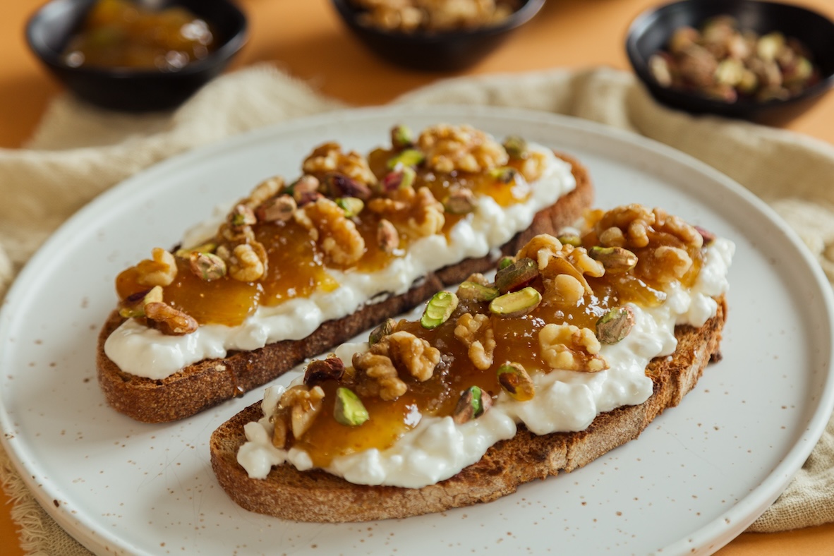 Cottage Cheese and Fig Toast | Canadian Goodness