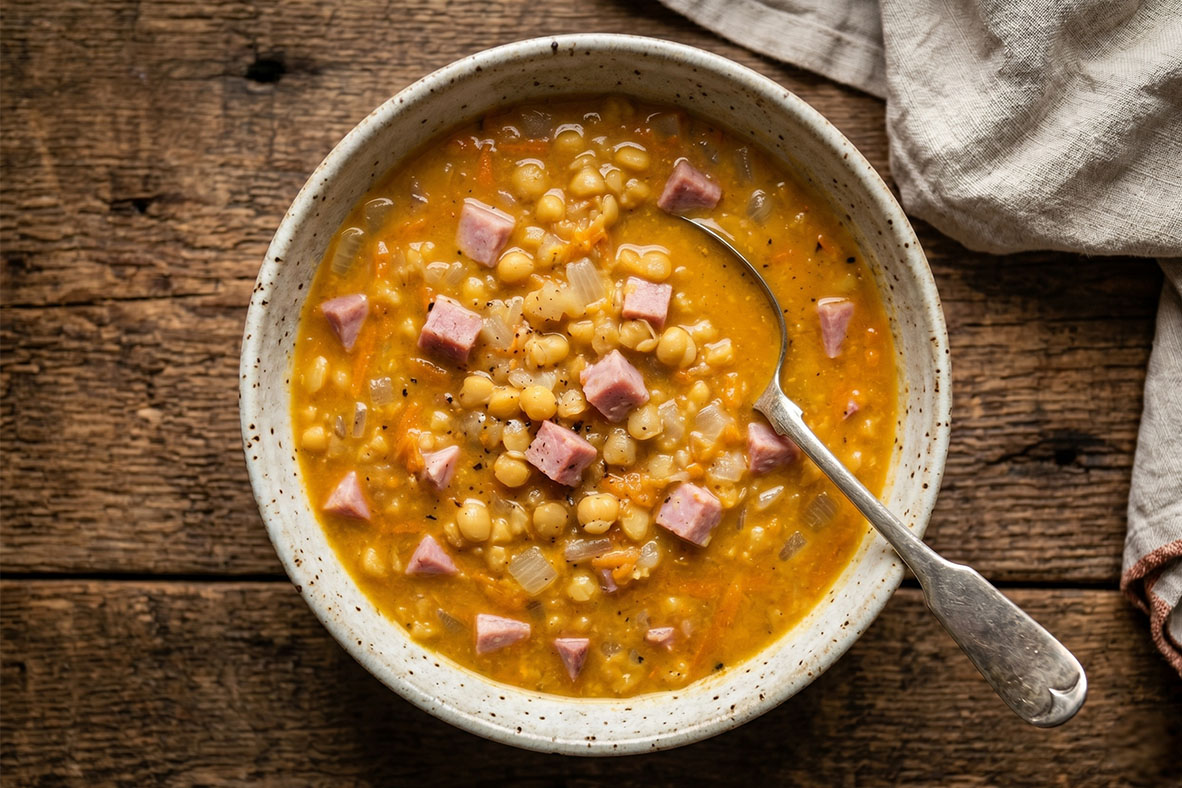Hearty Split Pea Soup | Canadian Goodness