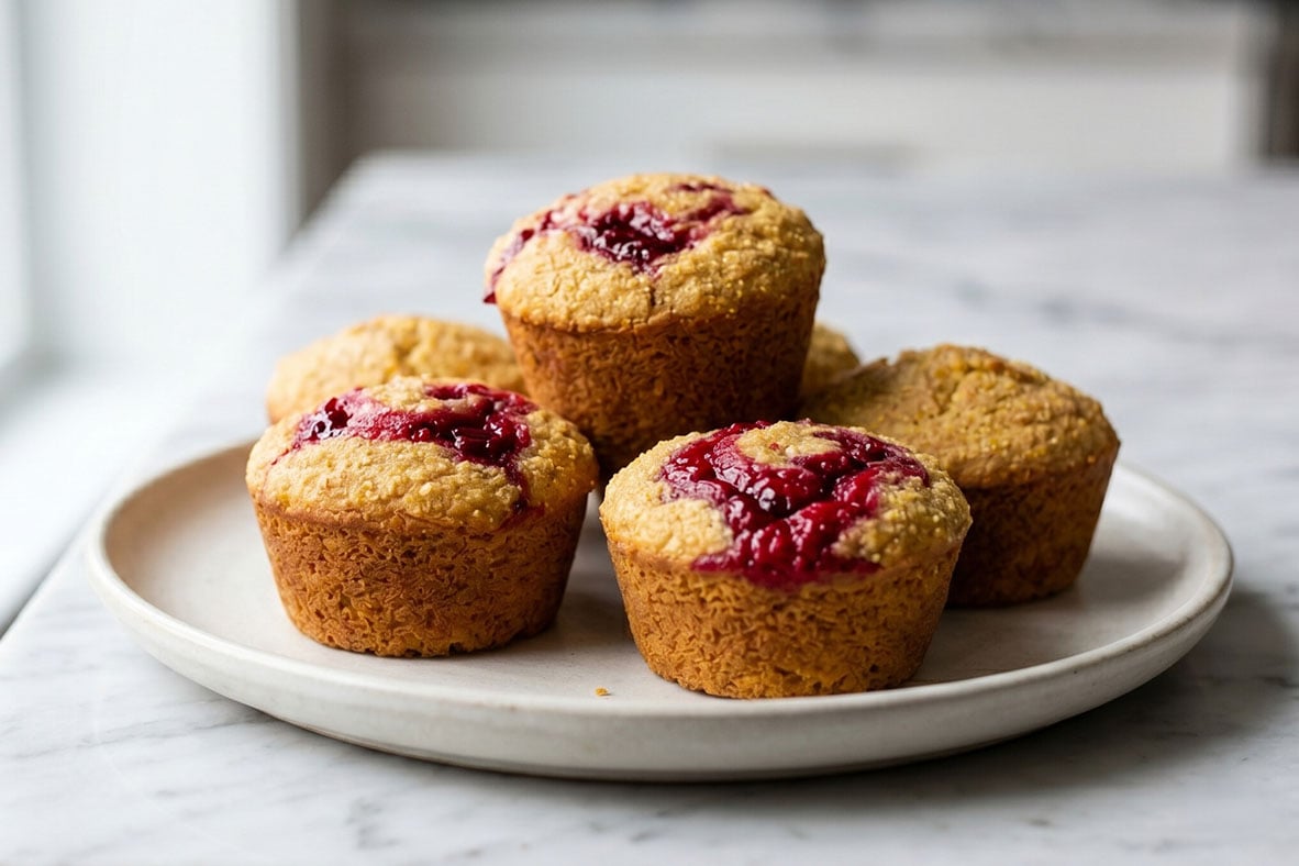 Sweet Cornmeal Surprise Muffins | Canadian Goodness