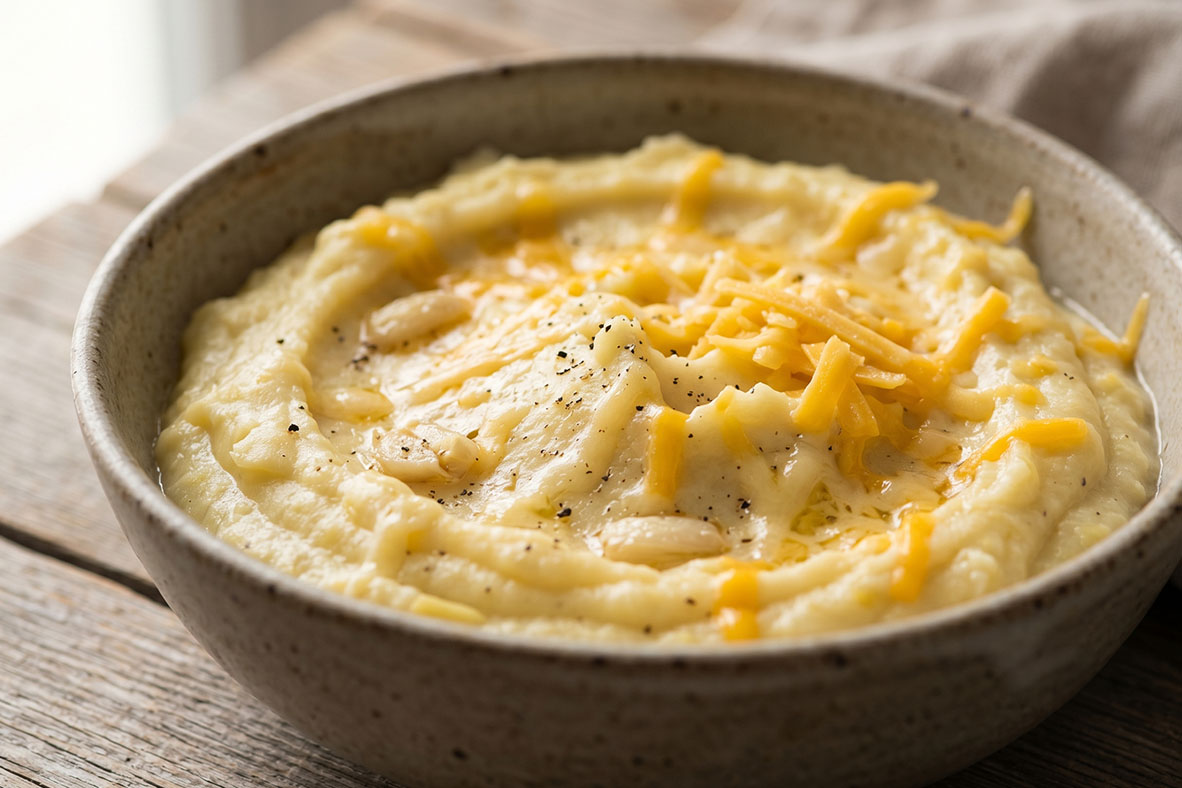 Potato Cheese and Cauliflower Mash | Canadian Goodness