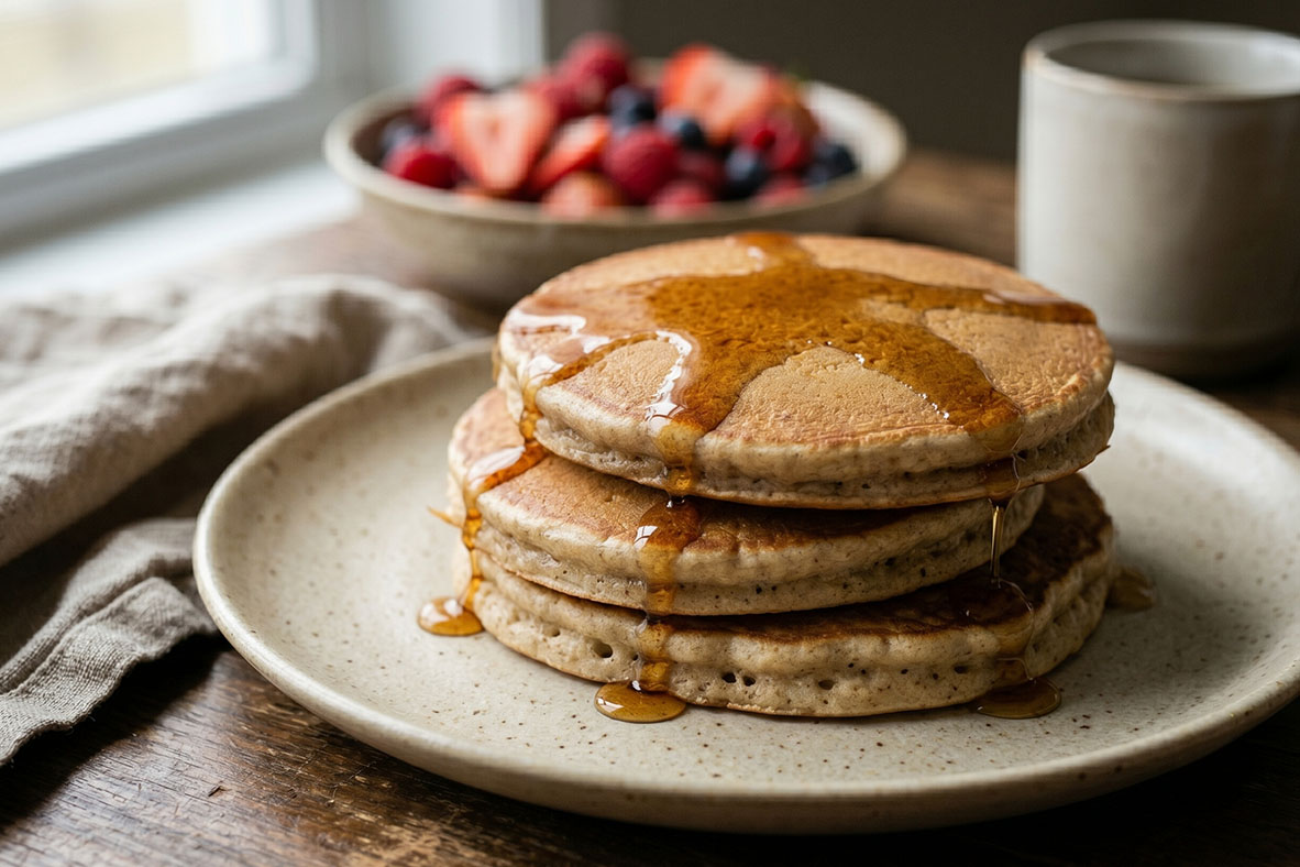 Oatmeal Pancakes | Canadian Goodness