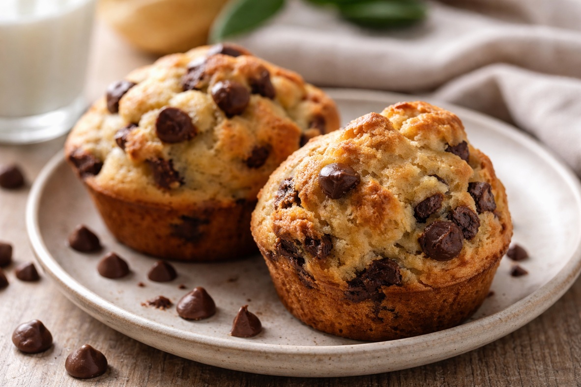 Chocolate Chip Muffins | Canadian Goodness