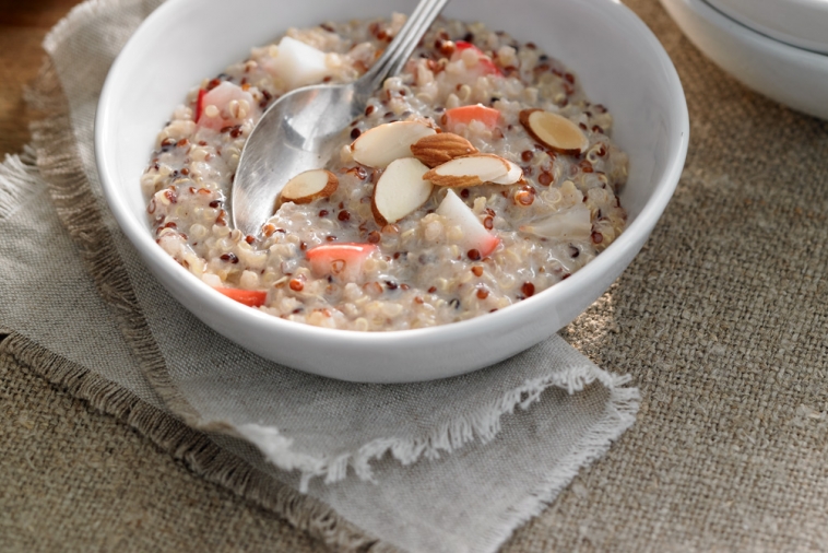 Apple Cinnamon Quinoa Porridge Canadian Goodness