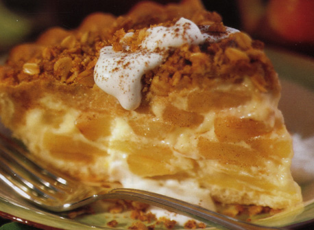 Apple Custard Crumble Pie | Canadian Goodness