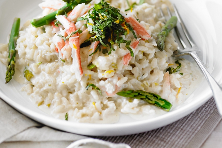 Asparagus and Crab Risotto | Canadian Goodness