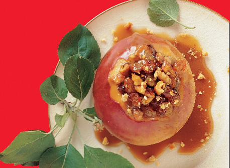Baked Apples with a Warm Caramel Sauce | Canadian Goodness