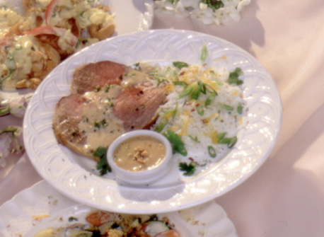 Barbecued Lamb with Thai Peanut Sauce | Canadian Goodness