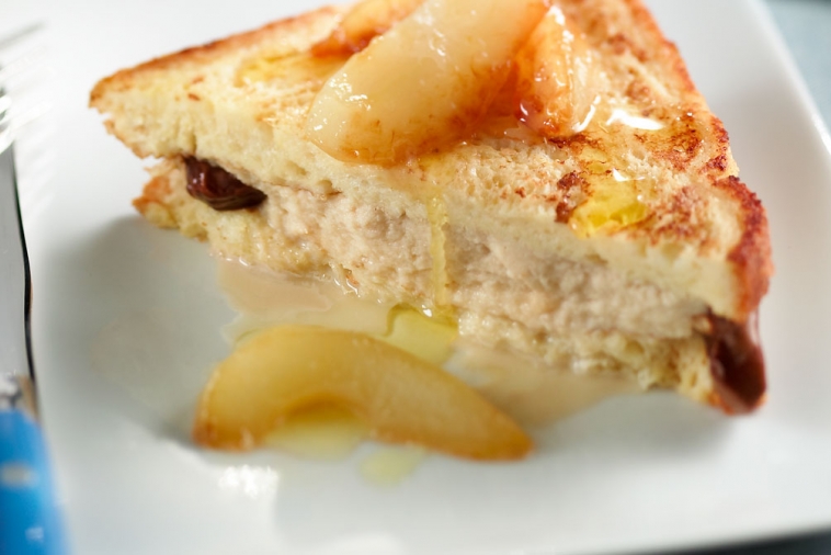 Belle Hélène Ice Cream French Toast | Canadian Goodness