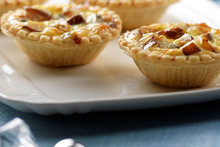 Blue Cheese and Pear Tarts | Canadian Goodness