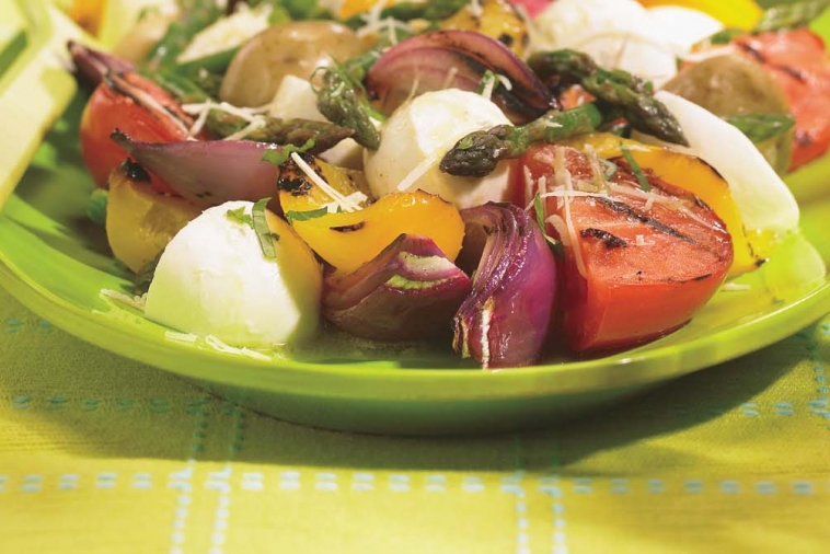 Bocconcini-Veggie Salad | Canadian Goodness
