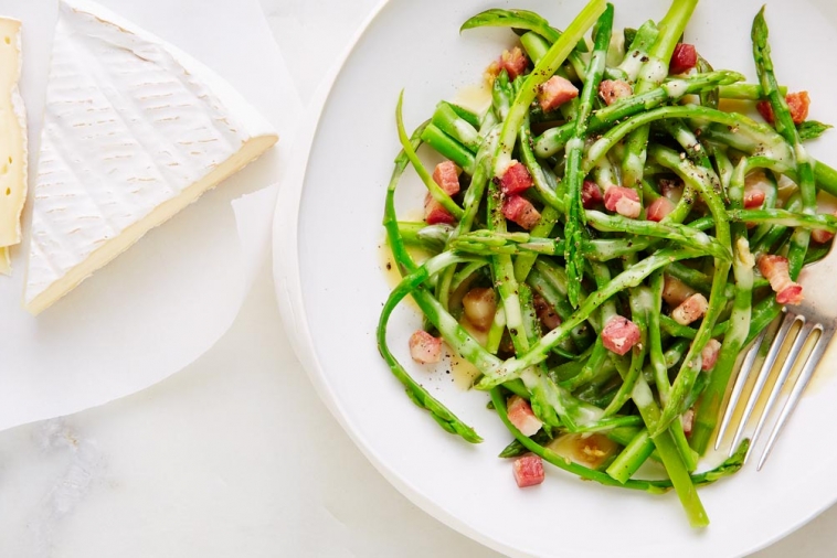 Brie & asparagus carbonara | Canadian Goodness