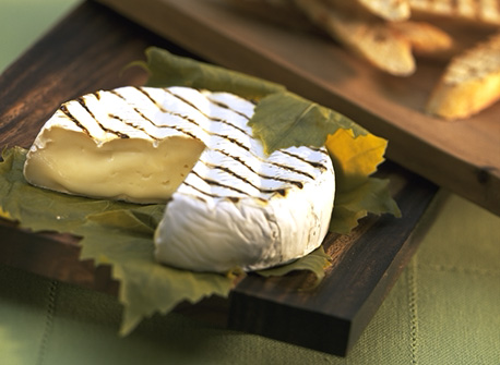 Canadian Brie Wrapped in Grape Leaves with Exotic Grain Salad | Canadian Goodness