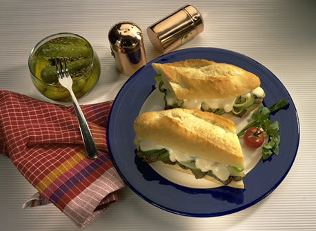 Canadian Swiss Cheese and Roast Beef Sandwiches | Canadian Goodness
