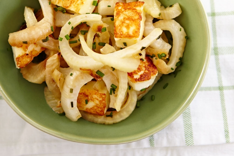 Caramelized Fennel and Grilled Queso Fresco | Canadian Goodness