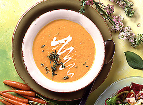 Carrot and Orange Soup with Thyme | Canadian Goodness