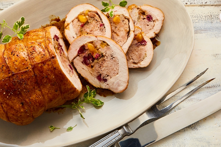 Cheddar-stuffed turkey | Canadian Goodness