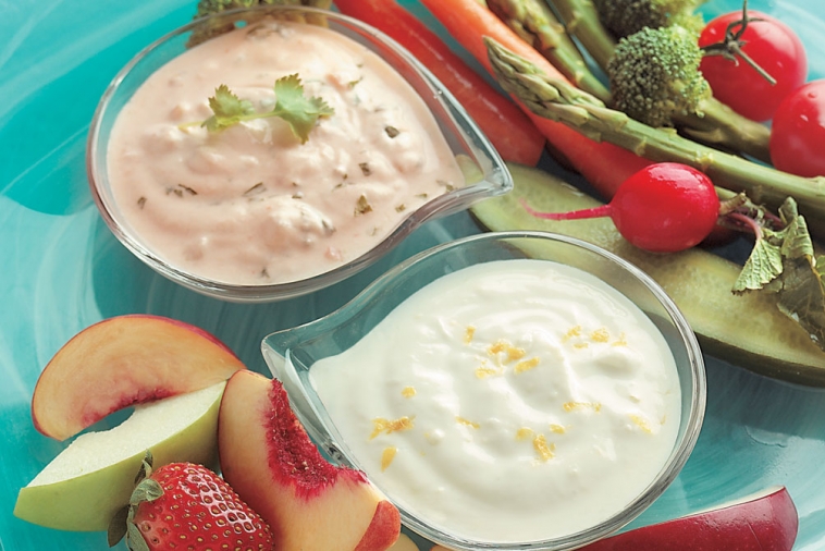 Coriander & Salsa Veggie Dip | Canadian Goodness