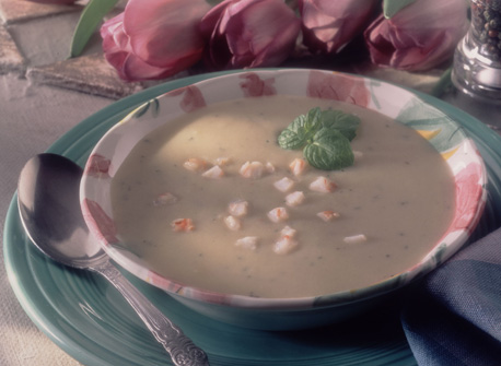 Creamy Artichoke and Shrimp Soup | Canadian Goodness