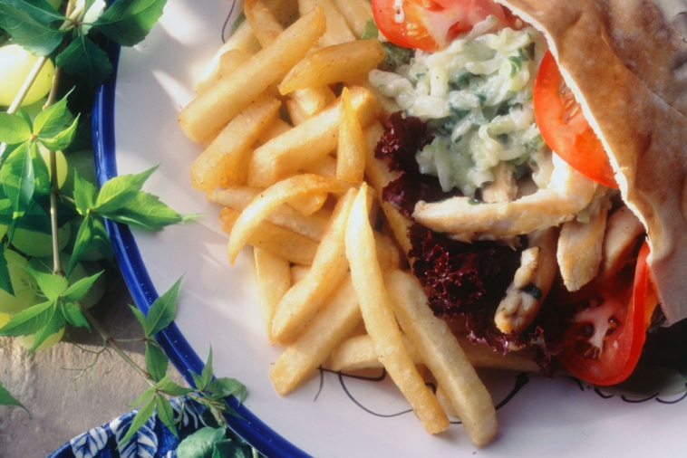 Creamy Chicken Pita Pockets | Canadian Goodness