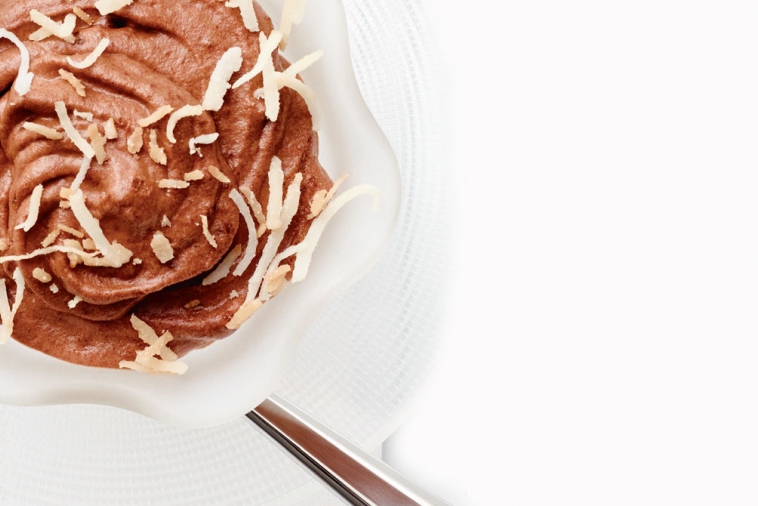 Dark Chocolate Coconut Macaroon Mousse | Canadian Goodness