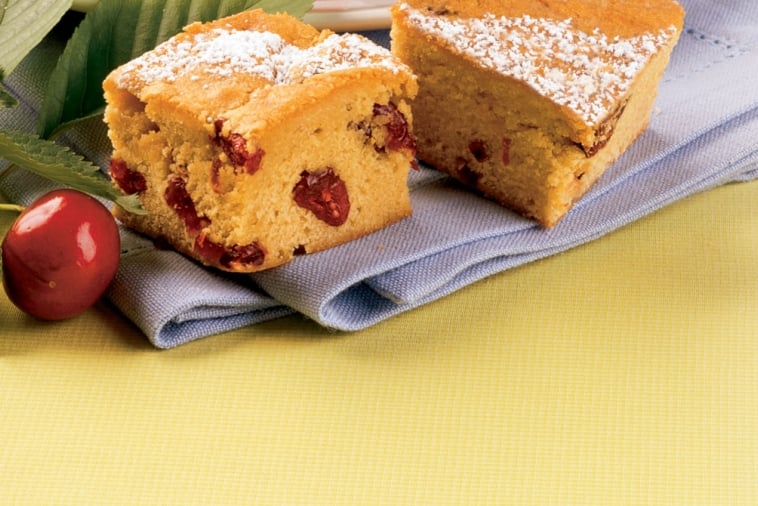 Dried Sour Cherry Blondies Canadian Goodness