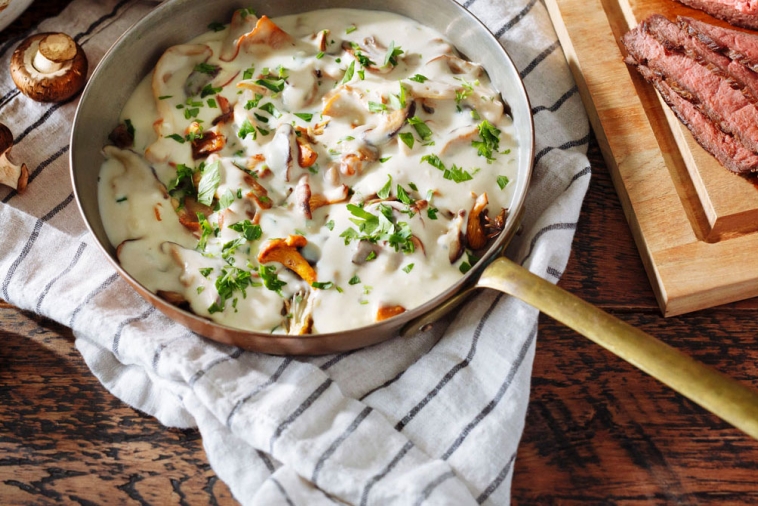 Family-Style Steak with Mixed Mushrooms | Canadian Goodness
