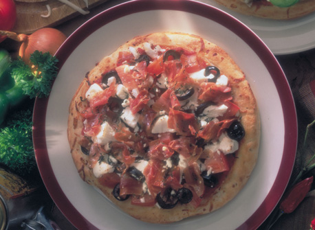 Feta Cheese and Prosciutto Pizza | Canadian Goodness