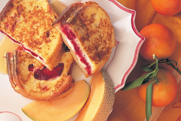 French Toast with Cream Cheese Canadian Goodness