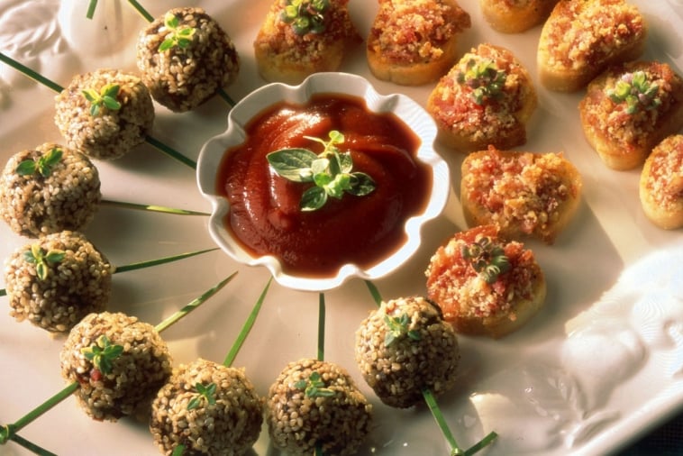 Fresh Coriander Beef Meatballs with Sour Cream Sauce Canadian Goodness