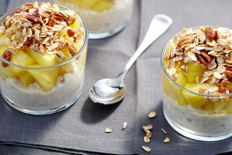 Ginger Granola Pineapple Cottage Cheese Canadian Goodness
