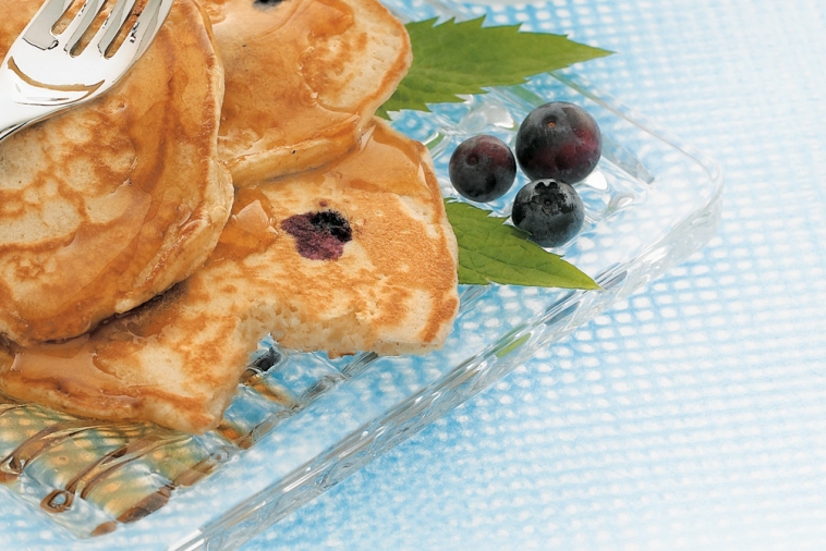 Golden Blueberry Pancakes | Canadian Goodness
