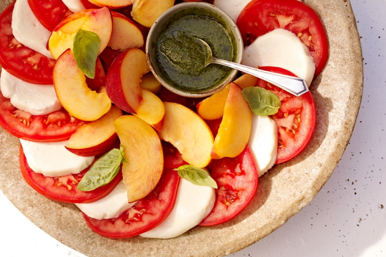 Golden Caprese Salad | Canadian Goodness