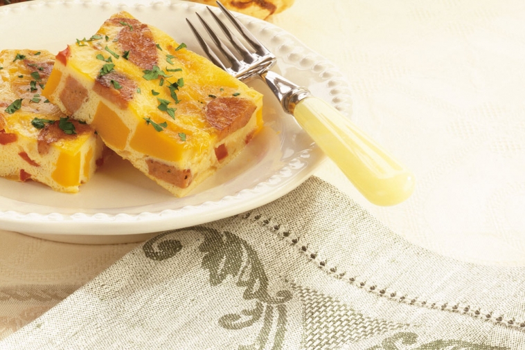 Golden Squash and Sausage Casserole | Canadian Goodness