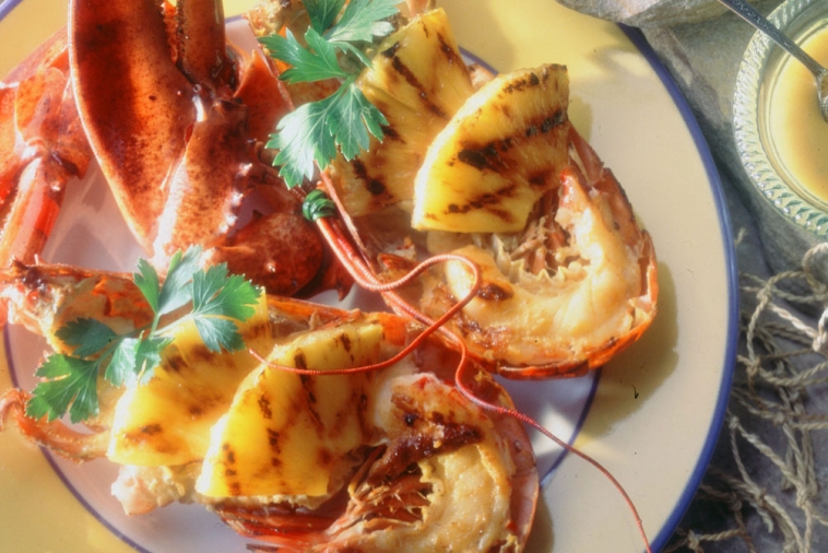 Grilled Dijon Lobsters | Canadian Goodness